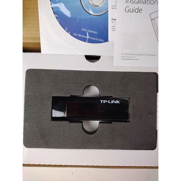 TP-Link Archer T4U AC1300 Wireless Dual Band USB 3.0 Wi-Fi Adapter - Picture 5 of 10